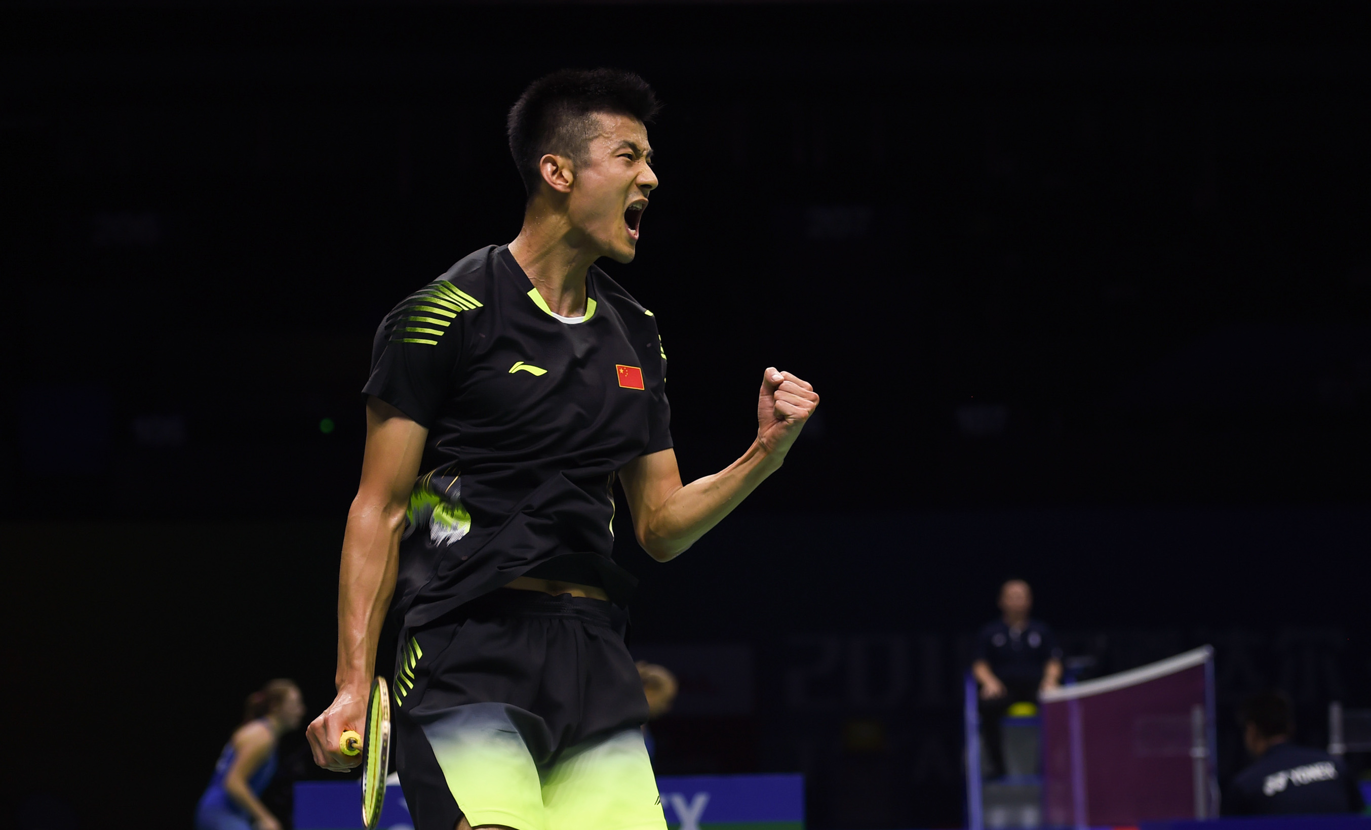 法国羽毛球队绝杀丹麦羽毛球队，谌龙高光表现