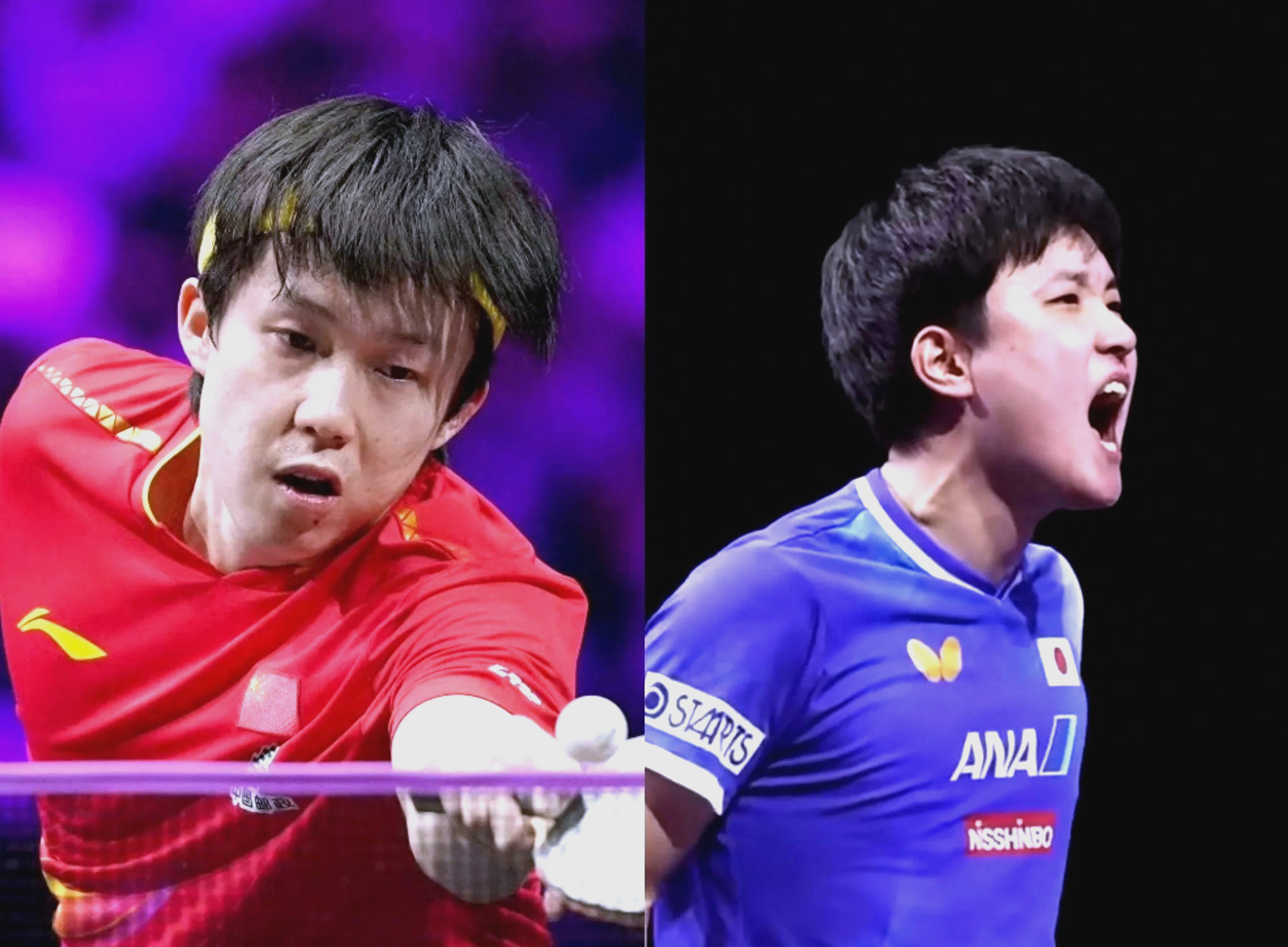 关于中国乒乓球队鏖战英国乒乓球队，张本智和制霸全场的信息