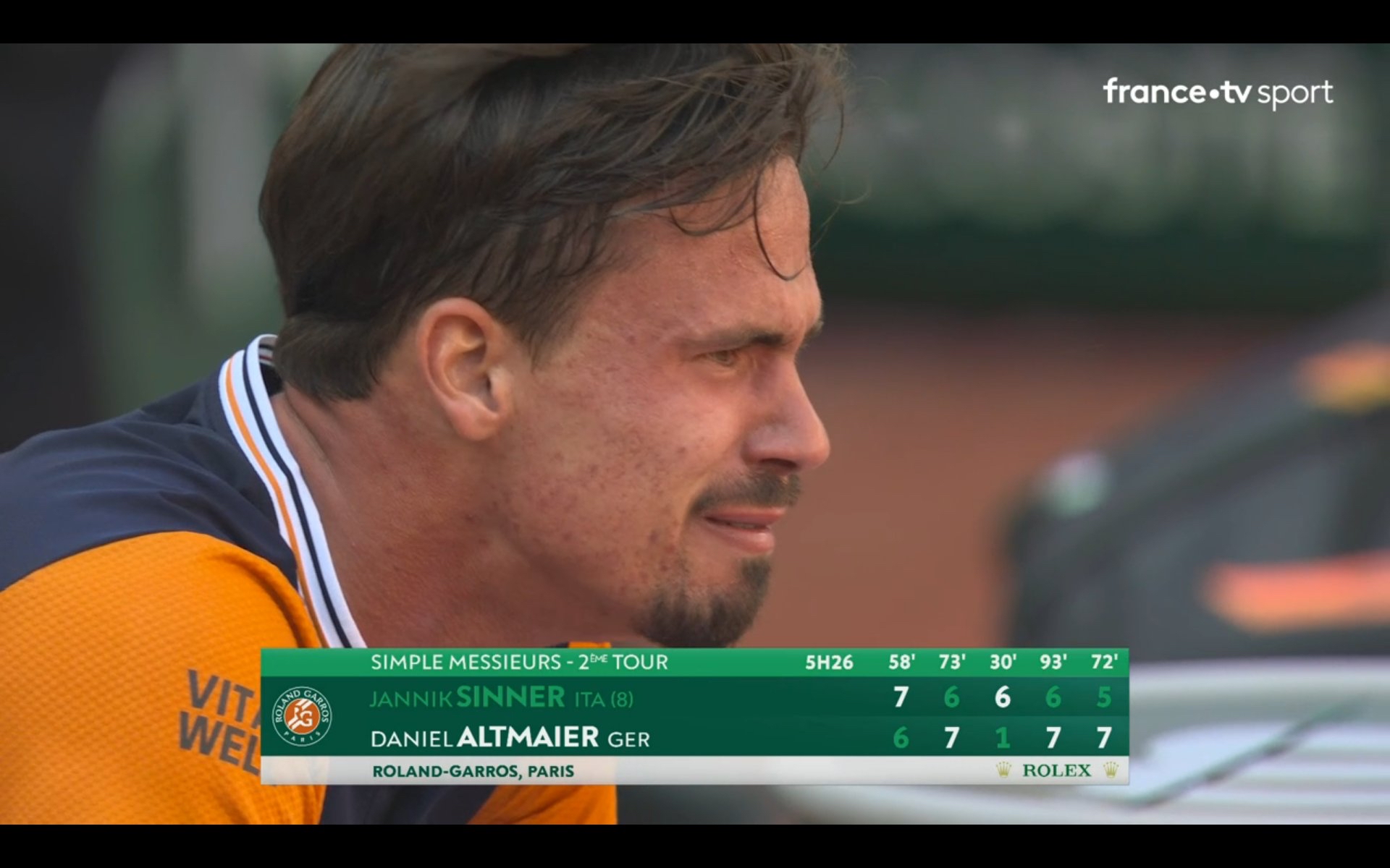 包含法国网球队逆转欧洲网球队，瓦林卡三分雨点燃全场的词条